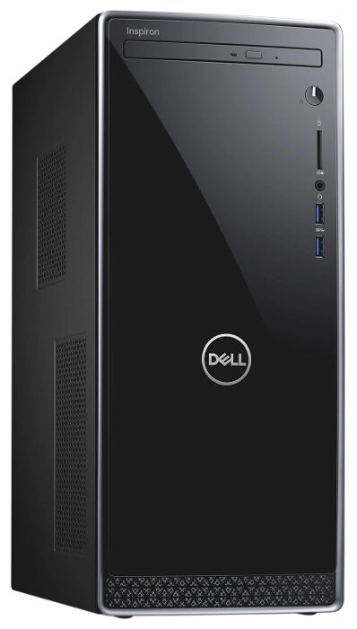 Настольный компьютер DELL Inspiron 3670 (3670-6603) Mini-Tower/Intel Core i7-8700/8 ГБ/128 ГБ SSD+1 ТБ HDD/NVIDIA GeForce GTX 1050 Ti/Linux черный