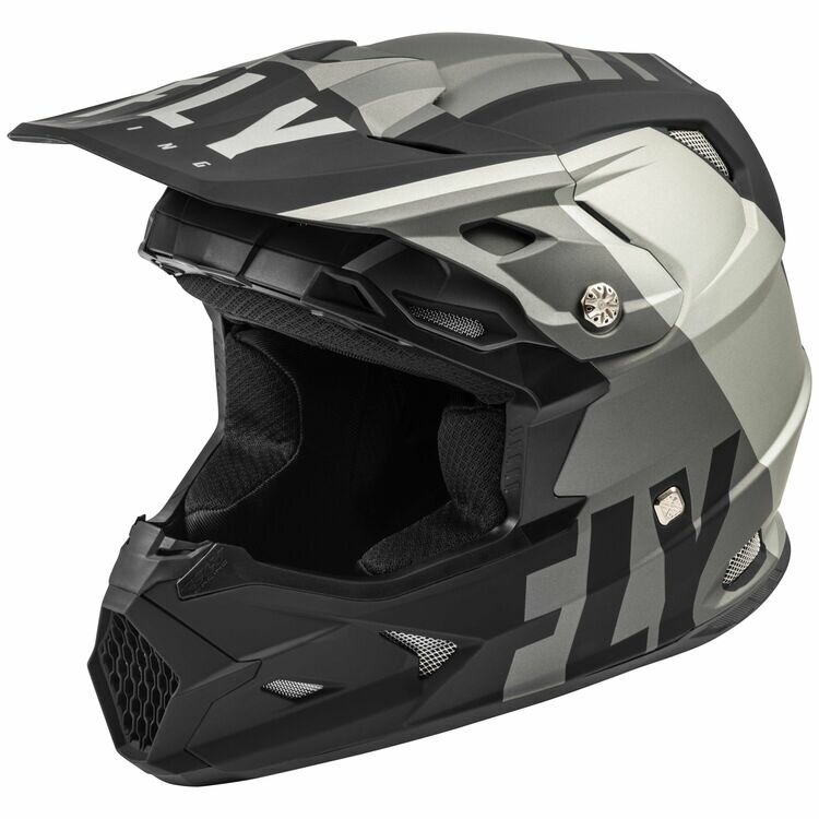 Шлемы Шлем (кроссовый) FLY RACING TOXIN MIPS TRANSFER серый/черный матовый (2020)
