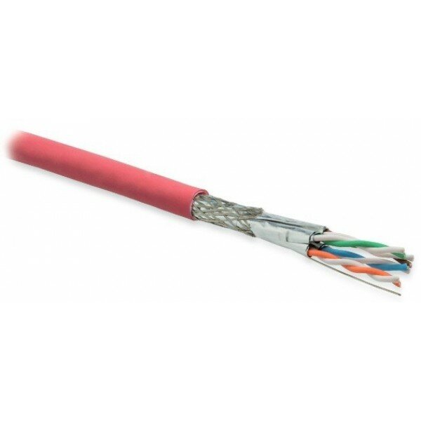 Кабель медный (витая пара) Hyperline SFTP4-C7-S23-IN-LSZH-RD-500