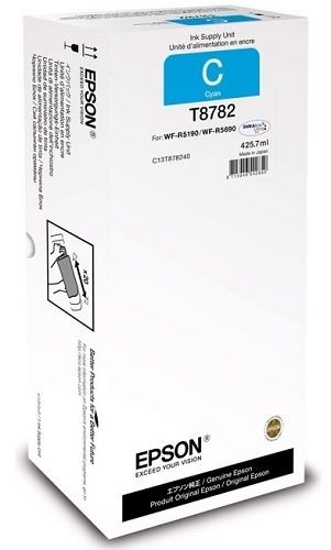 Контейнер с чернилами Epson C13T878240 для WF-R5xxx XXL голубой