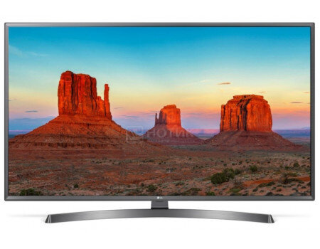 Телевизор LG 43 LED, UHD, IPS, Smart TV (webOS), Звук (20 Вт (2x10 Вт)) , 4xHDMI, 2xUSB, 1xRJ45, Серебристый, 43UK6750PLD
