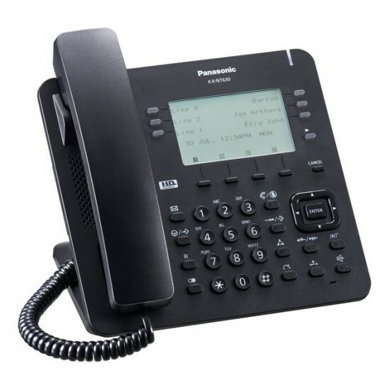 Системный телефон Panasonic KX-NT630RU-B черный