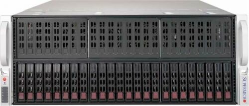 Серверная платформа 4U Supermicro SYS-4029GP-TRT2 (2xLGA 3647, C622, 24xDIMM, 24x 2.5quot; HS, 2x10GbE, IPMI, 4хUSB 3.0, VGA, 4x2000W)