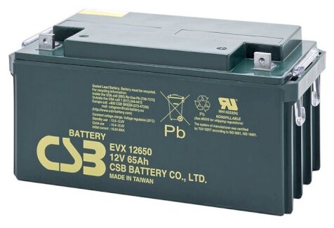 Аккумуляторная батарея CSB EVX 12650 65 А·ч