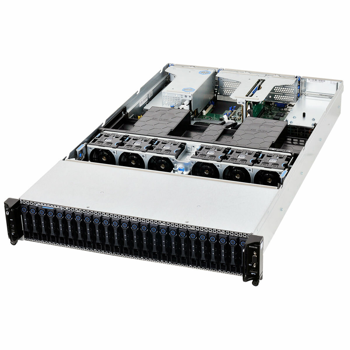 Сервер Quanta Computer QuantaGrid D52BQ-2U 2xIntelВ®XeonВ®SP / IntelВ® C624/24x2666 MHz DDR4 RDIMM /(8) 3.5quot;/2.5quot; SAS/SATA Drives + (4) SAS/SATA/NVMe Drives / mezz slot + OCP mezz slot / w/o Power Supplies 1S5BZZZ000R