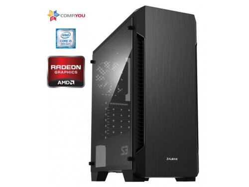 Системный блок игровой ПК CompYou Game G775 (Intel Core i5-9400F 2.9GHz, 16Gb DDR4, 1000Gb, 512Gb SSD, Amd Radeon RX 580* 8Gb, 700W, Windows 10 Home, CY.978373.G775)