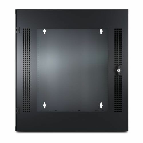 Шкаф APC AR100 13Ux584X622mm-Black with Glass door
