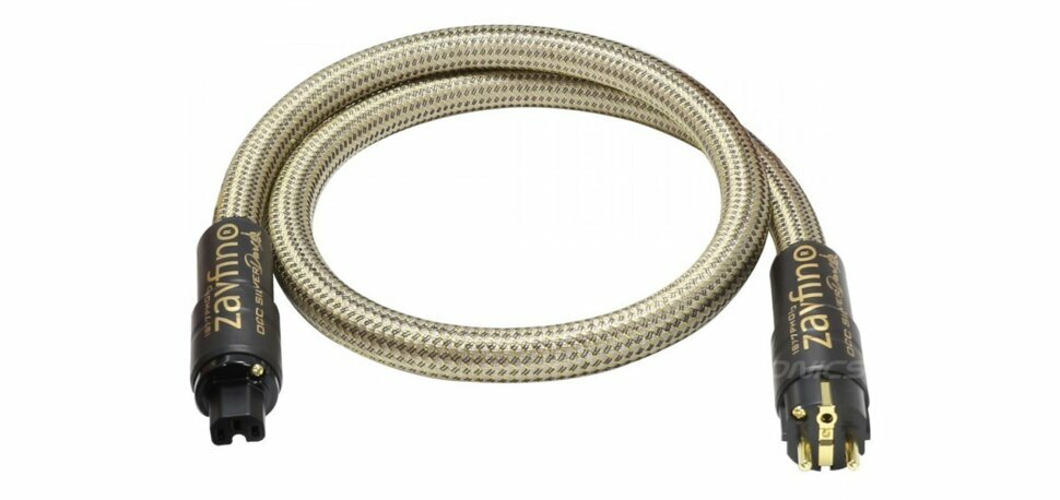 Cиловой кабель Zavfino OCC Silver DART (39.5 м, Вилка сетевая (разъём стандарта IEC, C15), Вилка электрическая)