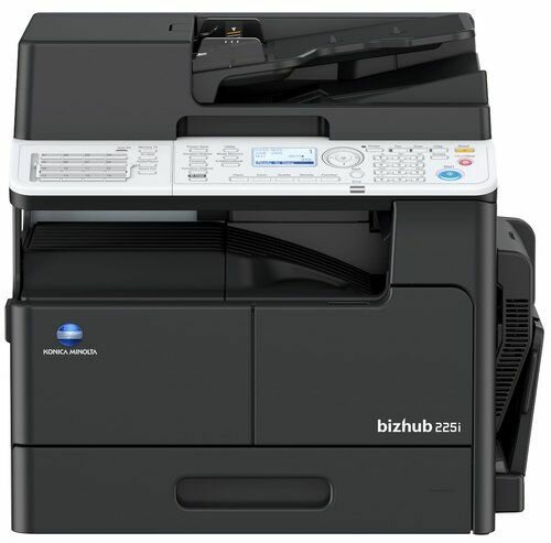 МФУ монохромное Konica Minolta bizhub 225i ACN2021 А3, 22 стр/мин, до 15000стр/мес, 256Мб, лоток 250л, Bypass, Ethernet/USB 2.0