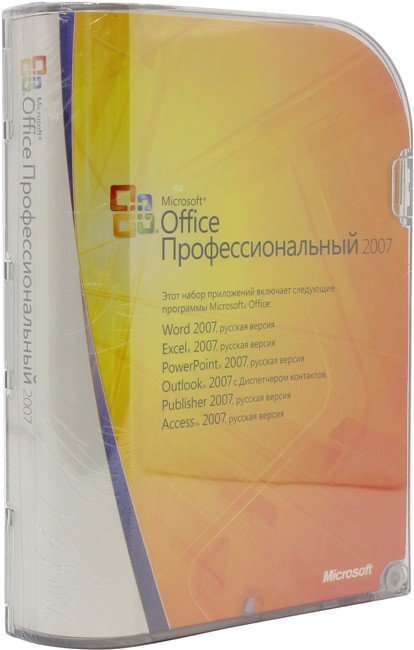 Microsoft Office 2007 Professional Russian CD