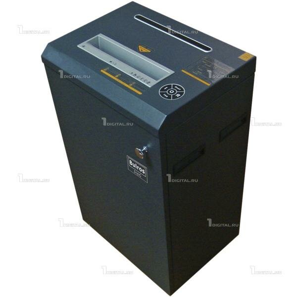 Уничтожитель бумаги (шредер) Bulros 516C графит, A3, для крупного офиса, перекрестная резка (2 x 15 мм) 5-й уровень секретности