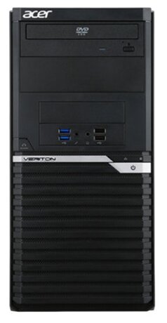 Настольный компьютер Acer Veriton M4650G (DT.VQ8ER.188) Mini-Tower/Intel Core i5-7400/2 ГБ/128 ГБ SSD+1 ТБ HDD/Intel HD Graphics 630/Windows 10 Pro