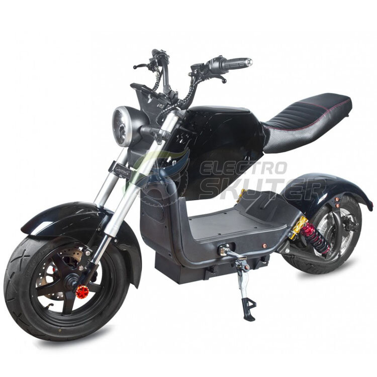 Электроскутер Citycoco Harley Prince 2000W (Черный)