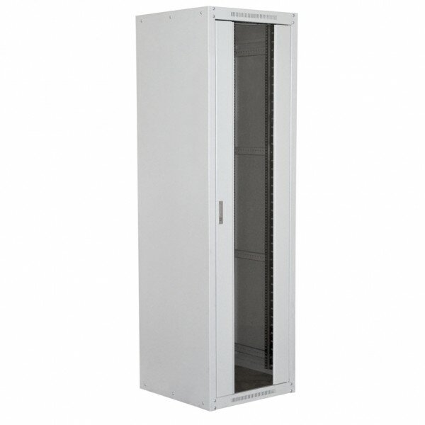MDX-RE-22U60-80-GS-GY MDX Шкаф серверный MDX Econom 22U 600x800, передняя дверь со стеклом, серый