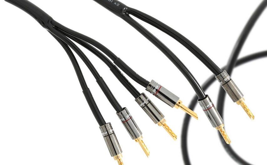 Пара акустических кабелей Atlas Hyper Bi-Wire 2-4 5.0 м (Transpose Z plug Gold)