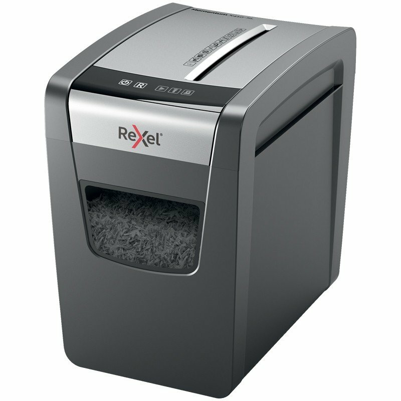 Уничтожитель документов Rexel Momentum X410-SL, 4 ур.секр. 4*28мм, 10 лист, 23л, скрепки, скобы 2104573EU