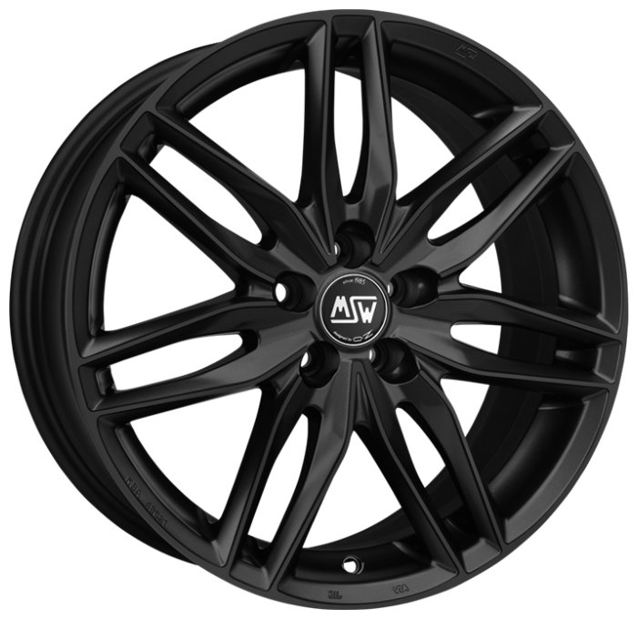 Колесный диск MSW 24 6.5x15/5x100 D63.3 ET35 Matt Black