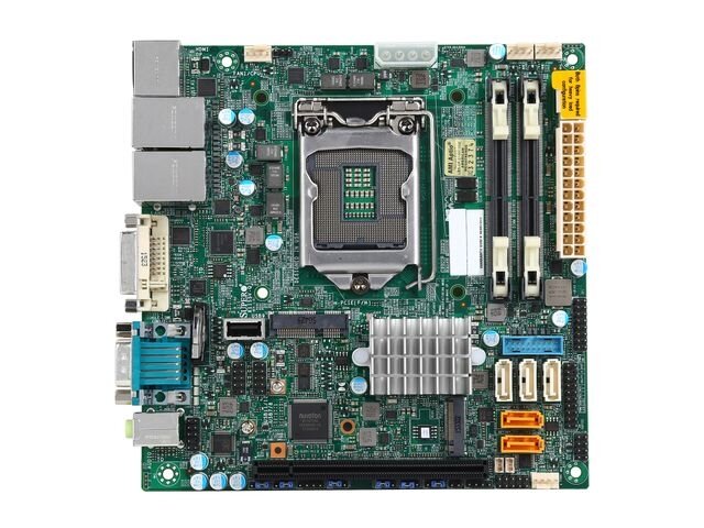 Серверная материнская плата SUPERMICRO MBD-X11SSV-Q-O (LGA1151, Mini-ITX)