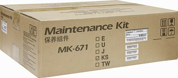 MK-671 (1702K58NL0) оригинальный сервисный комплект Kyocera для принтера Kyocera TASKalfa 300i, KM-2540, KM-2560, KM-3040, KM-3060i, 300 000 страниц