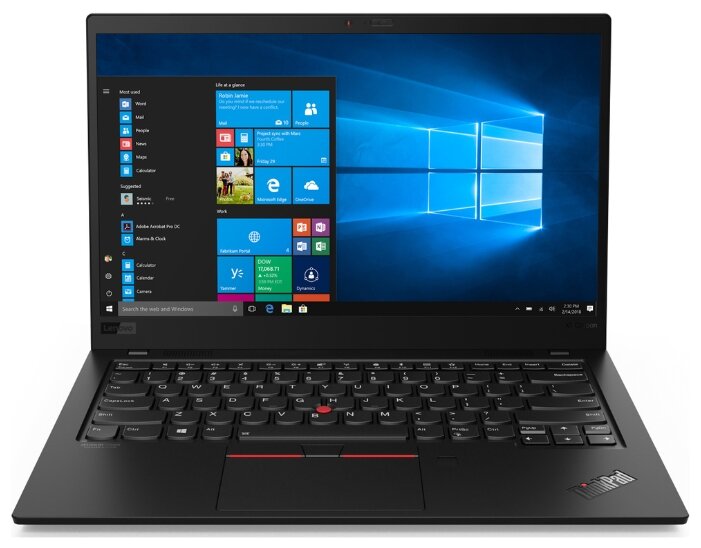 Ноутбук Lenovo THINKPAD X1 Carbon Ultrabook (7th Gen) (Intel Core i7 8565U 1800MHz/14quot;/1920x1080/16GB/512GB SSD/DVD нет/Intel UHD Graphics 620/Wi-Fi/Bluetooth/3G/LTE/Windows 10 Pro)