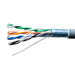 LC1-C604-311 IEK ITK Кабель связи витая пара F/UTP, кат.6 4x2х23AWG solid, PVC, 305м, серый