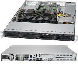 Серверная платформа Supermicro SuperServer 1U 6019P-WT noCPU (2) Scalable / TDP 45-165W / memory (12) / Sataraid 0 / 1 / 5 / 10 / HDD (4) LFF / 2xGE / 2xFH, 1xLP, M2 / 1x600W
