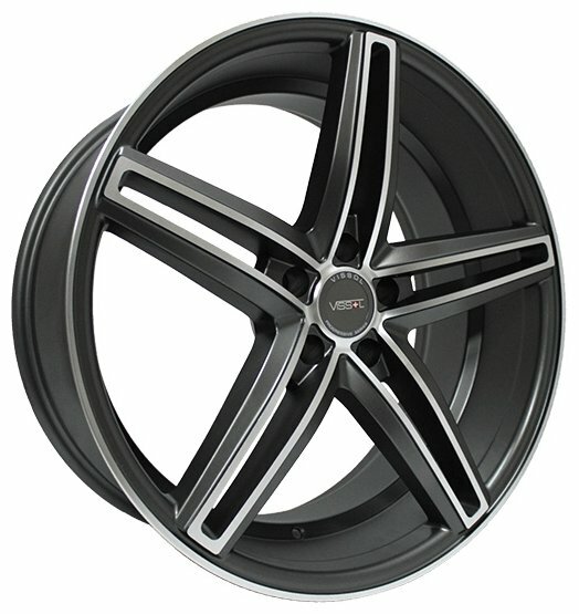 Колесный диск Vissol V-015 9x20/5x112 D66.6 ET32 Matte Graphite Machined