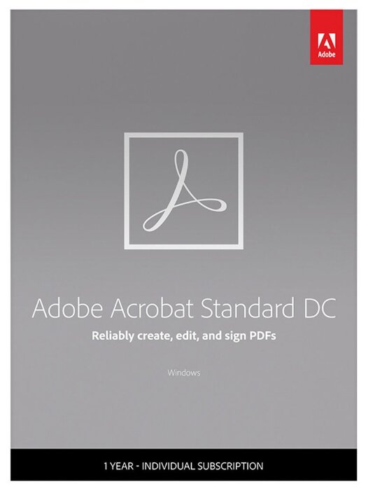 Программное обеспечение ADOBE Acrobat Standard DC