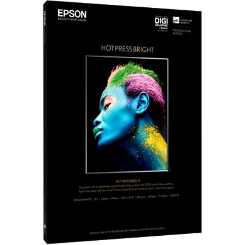 Бумага для принтера А2 Epson Fine Art Paper Hot Press Bright 25 листов (C13S042332)