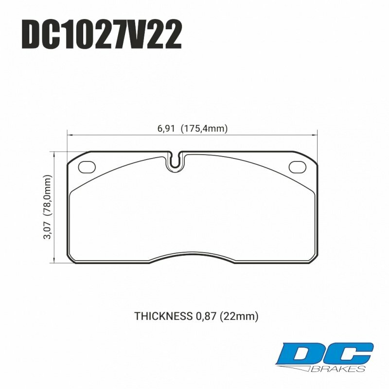 Колодки тормозные DC1027V22 DC brakes Street HD, перед. система STOPTECH HD TOYOTA LC200 / LX570