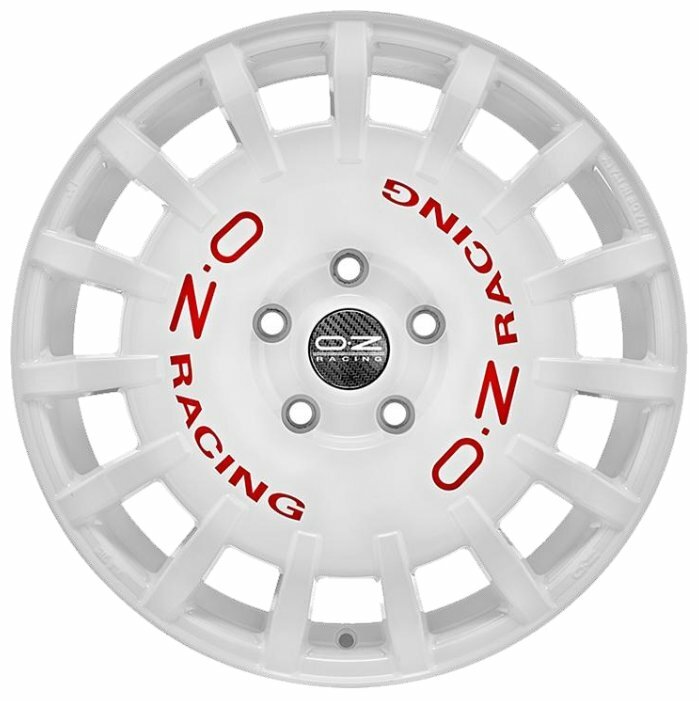 Колесный диск OZ Racing Rally Racing 8x17/5x112 D75 ET45 Race White + Red Lettering