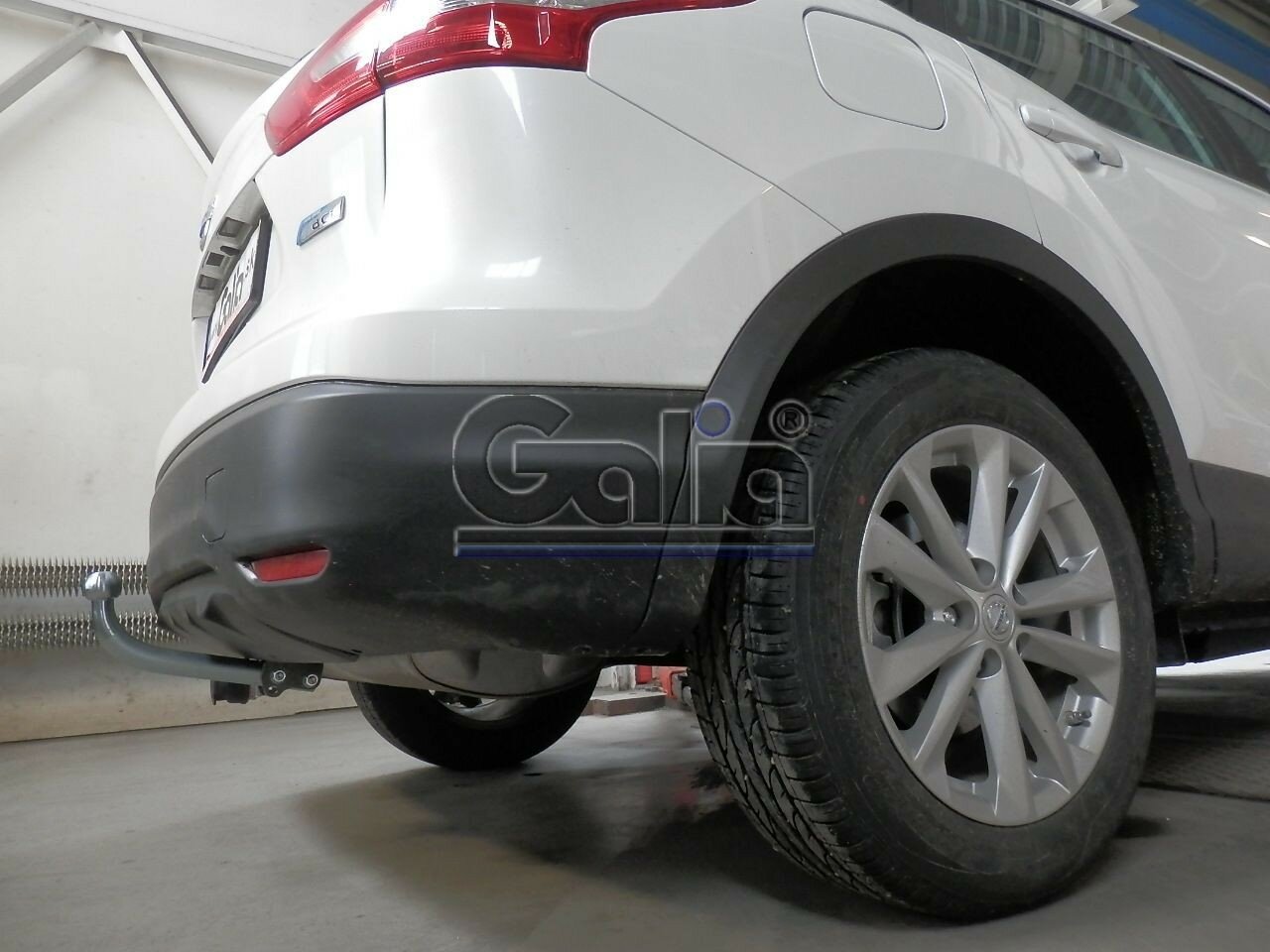 Galia Фаркоп оцинкованный Nissan Qashqai 2007-2014, в т.ч. Qashqai +2 твердое крепление