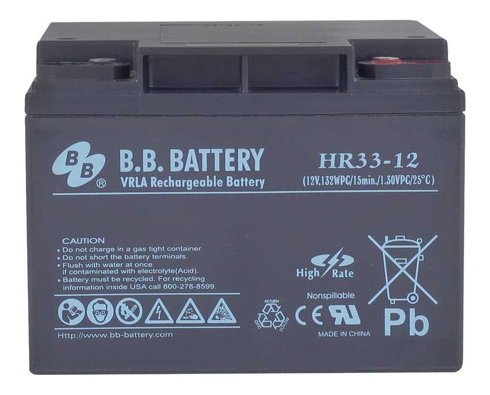 Аккумулятор B.B.Battery HR 33-12