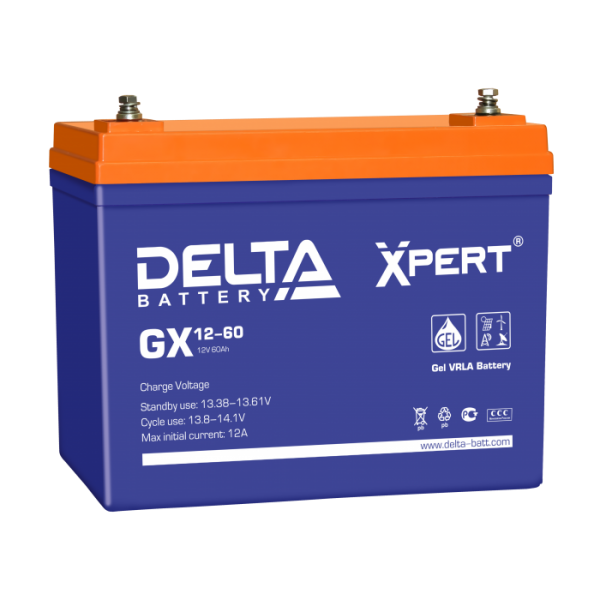 Аккумулятор Delta GX 12-60 Xpert