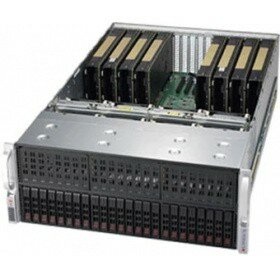 Серверная платформа Supermicro SuperServer 4U 4029GP-TRT3 (SYS-4029GP-TRT3), 4U, 2 x LGA3647, Intel C622, 24 x DDR4, 24 x 2.5quot; SATA, 2x10 Gigabit Ethernet (10 Гбит/с), 2000 Вт