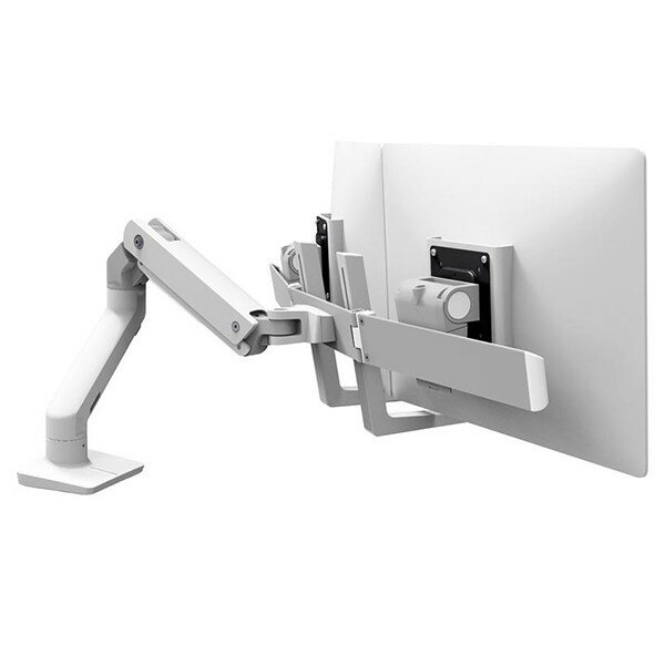 Кронштейн Ergotron 45-476-216, HX Desk Dual Monitor Arm, белый