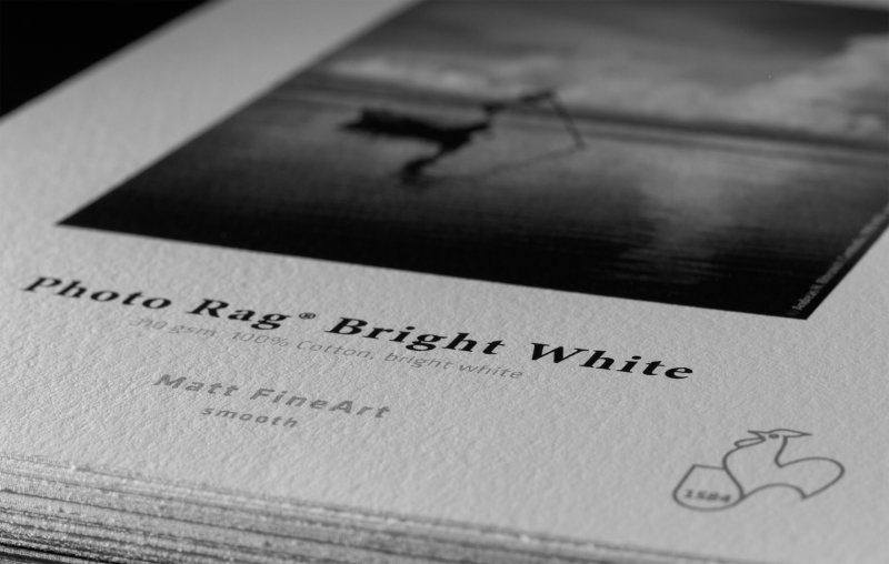 Бумага HAHNEMUEHLE Photo Rag Bright White 310gsm, матовая, рулон 36quot;, 12 метров