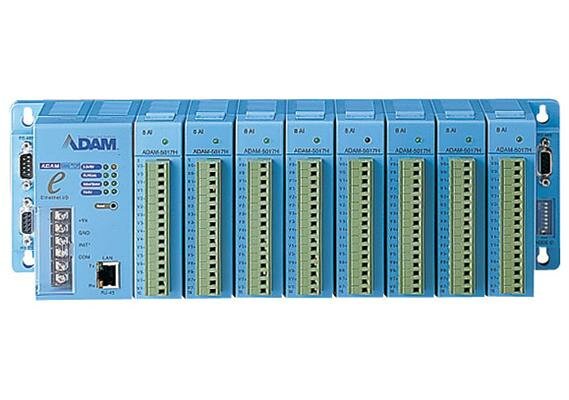 ADAM-5510EKW/TP PC-совместимый промышленный контроллер с 16-разрядным CPU, 1,5Mб Flash, 640кб SRAM, 1xRS232, 1xRS485, 2xRS-232/485, Ethernet ROM DOS, 8 слотов расширения, поддержка исполнительного модуля KW Multiprog, ADVANTECH ADAM-5510EKW/TP