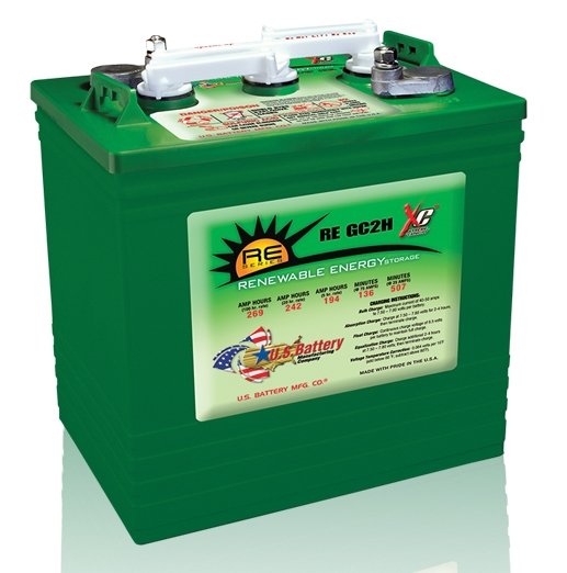 Аккумуляторная батарея тяговая U.S.BATTERY RE GC2H XC, 6V 193 Ah (C5)