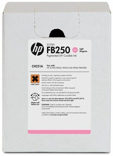 Чернила HP FB250 CH221A пурпурные (3л) для HP Scitex FB500/FB550/FB700/FB750/FB950