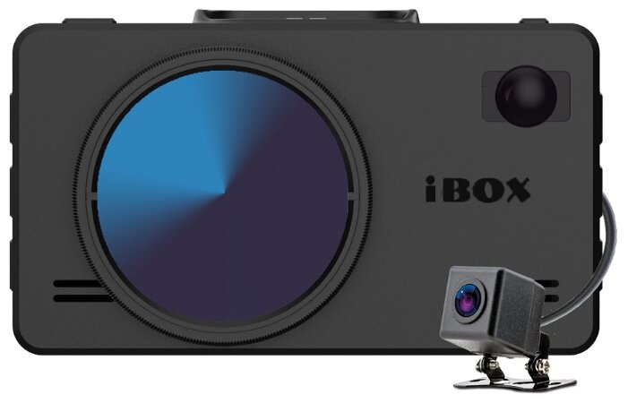 Видеорегистратор с радар-детектором iBOX iCON LaserVision WiFi Signature Dual + камера заднего вида, 2 камеры, GPS, ГЛОНАСС