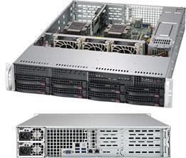 Серверная платформа Supermicro SuperServer 2U 6029P-WTR noCPU (2) Scalable / TDP 45-205W / memory (12) / Sataraid 0 / 1 / 5 / 10 / HDD (8) LFF / 2xGE / 4xFH, 2xLP, M2 / 2x1000W