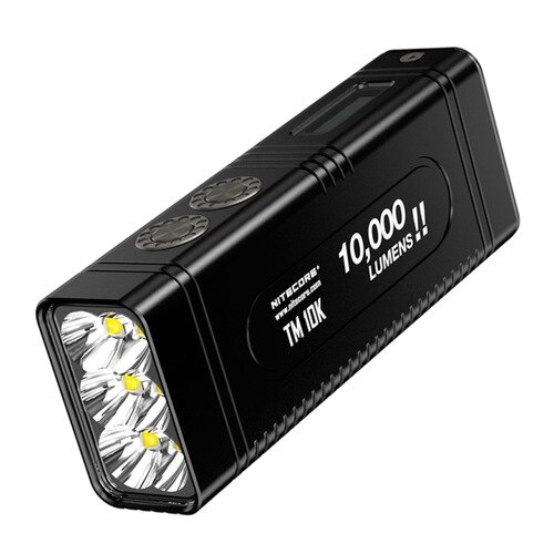 Ручной фонарь NITECORE TM10K, черный [17683]