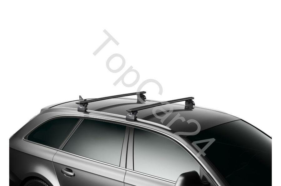 Багажник Thule WingBar с штатными местами для Mercedes klasse E (C207) стекляная крыша черный