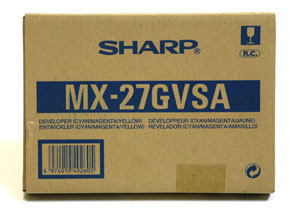 SHARP Девелопер MX2300 / 2700 / 3500 / 4500 Mx27Gvsa (C / M / Y по 1 штуке на 60.000 копий) цветной