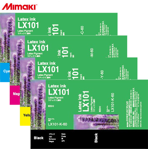 Чернила Mimaki LX101 комплект (C,M,Y,K) 4шт x 600мл