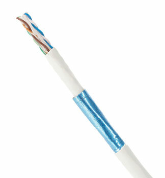 Кабель информационный Panduit PUZ6ASD04BU-EG кат.6А U/UTP не экранированный 4X2X26AWG LSZH внутренний 305м синий