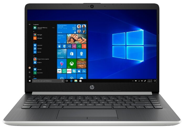 Ноутбук HP 14-dk0027ur (AMD Ryzen 3 3200U 2600 MHz/14quot;/1920x1080/4GB/256GB SSD/DVD нет/AMD Radeon Vega 3/Wi-Fi/Bluetooth/Windows 10 Home)