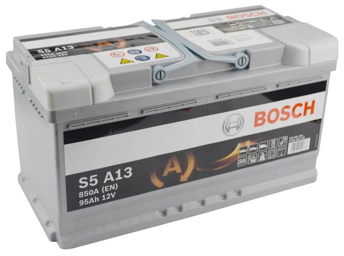 Автомобильный аккумулятор Bosch S5 A13 AGM (0 092 S5A 130)