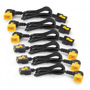 APC Power Cord Kit (6 ea) , Locking, C19 to C20 (90 Degree) , 0.6m